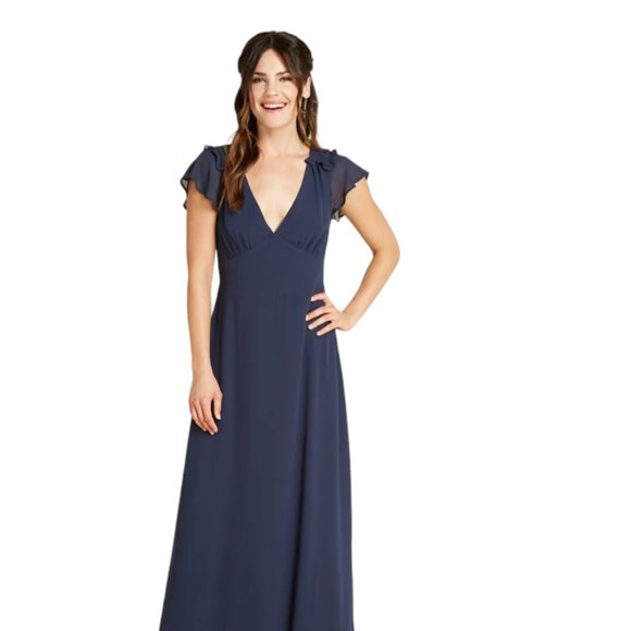 NEW ModCloth You're Flowing Places Maxi Dress in Mauve Rose - Picture 4 of 12